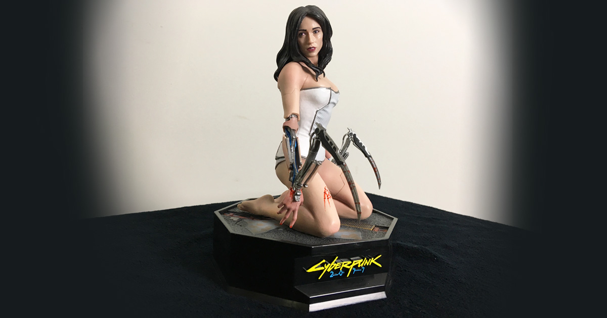 cyberpunk statue ebay