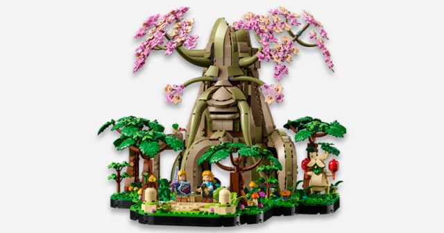 Wird ab 1.9.2024 ausgeliefert: das The Legend of Zelda Great Deku Tree 2-in-1-Set (Abbildung: LEGO)