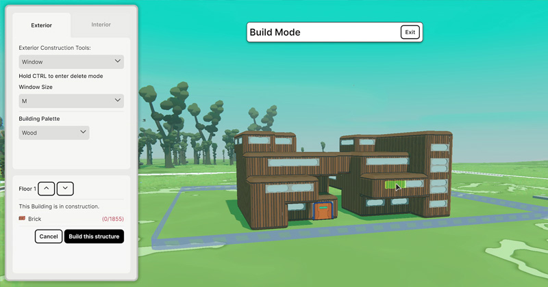 Analog zum Dauerbrenner Die Sims lassen sich die Gebäude in Seed nach eigenen Vorstellungen gestalten (Abbildung: Klang Games GmbH)