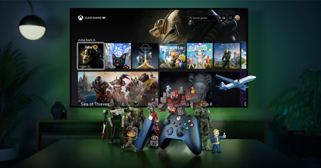 Via Amazon Fire TV Stick erfolgt der Zugriff auf die Spiele-Bibliothek des Xbox Game Pass Ultimate (Abbildung: Microsoft)