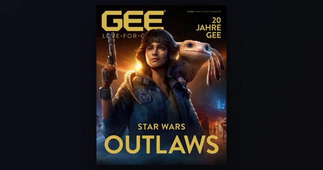 Die Jubiläums-Ausgabe der GEE titelt mit dem Ubisoft-Blockbuster Star Wars Outlaws (Abbildung: Verlag)